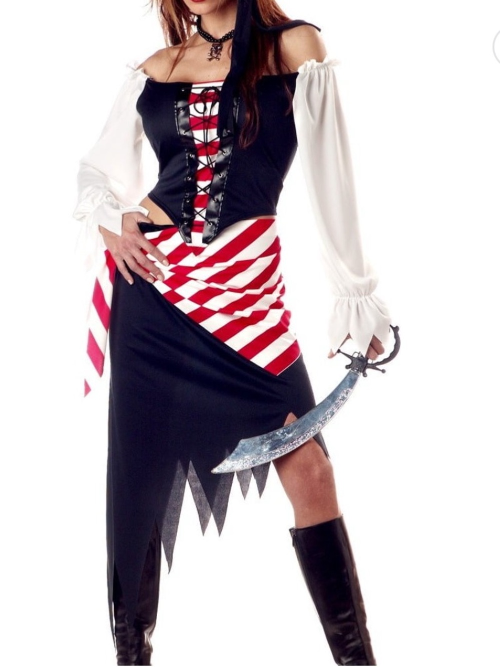 The Pirate Beauty Costume rubies M